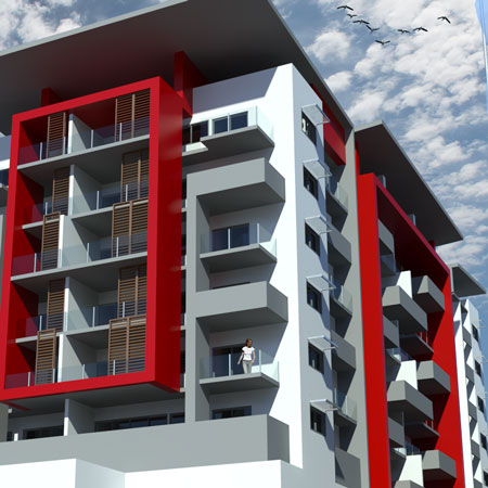Mixed-use masterplan concept in Turramurra