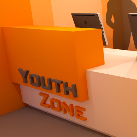 Youth Zone community centre fitout in Hurstville