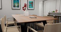 360-degree still of a dining room interior