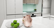 360-degree still of a kitchen interior